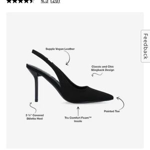 Journee Elenney Pump NWOT! kitten heels slingback